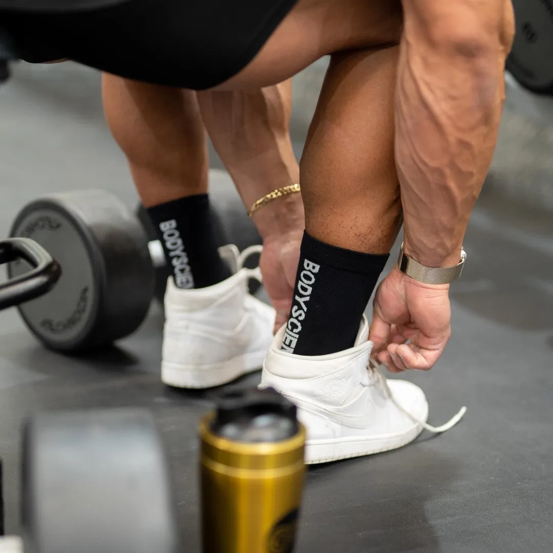 BSc Compression Crew kompressionssokker S-M sort