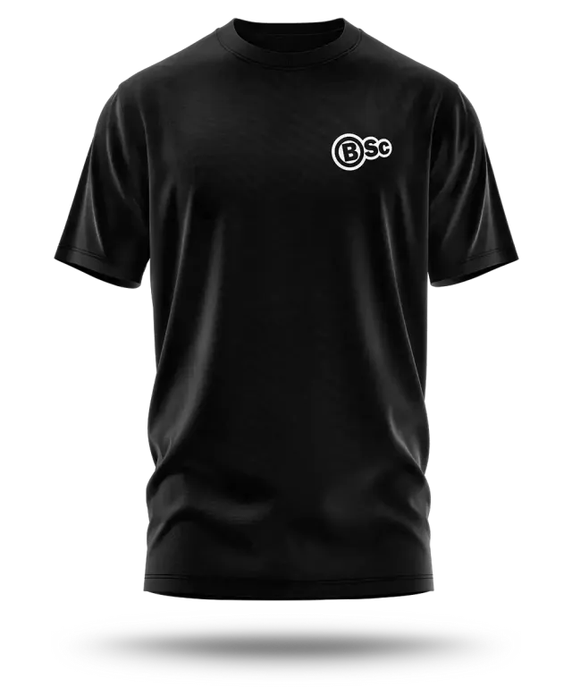 BSc Heritage Tee trænings t-shirt large sort