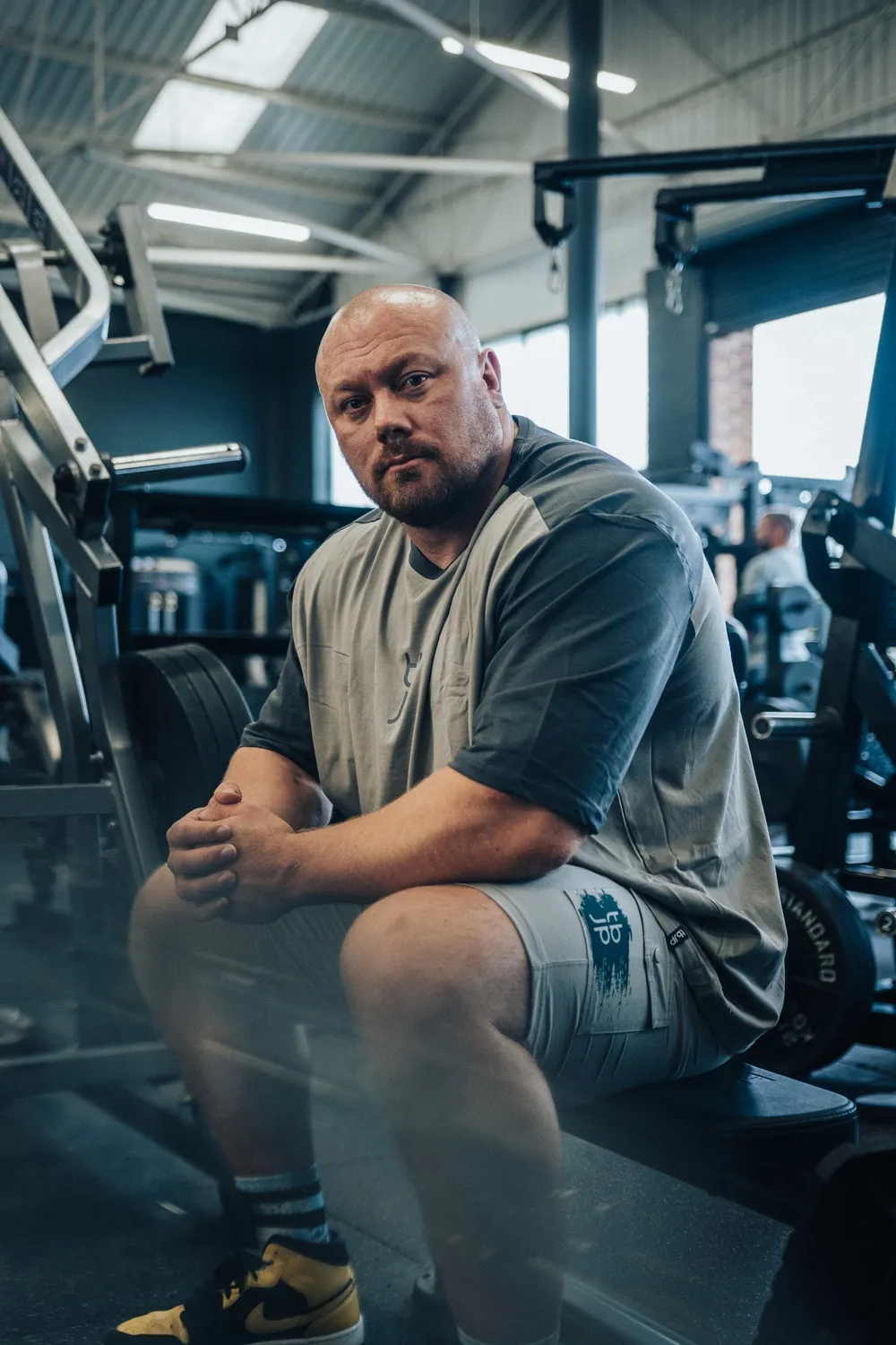 Trained by JP Set In Sleeve T-shirt grå stretch