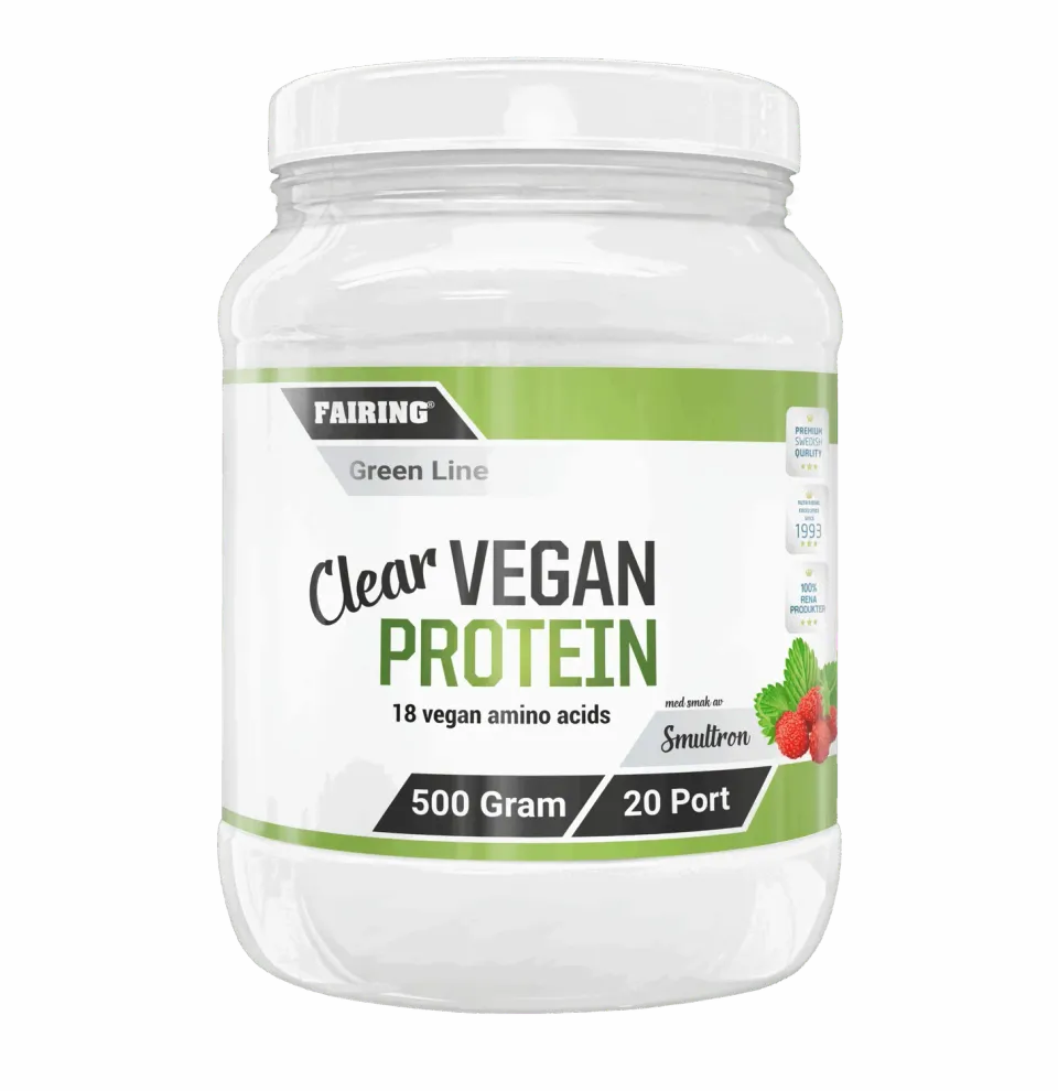 Fairing Clear Vegan Protein proteinpulver saftklar
