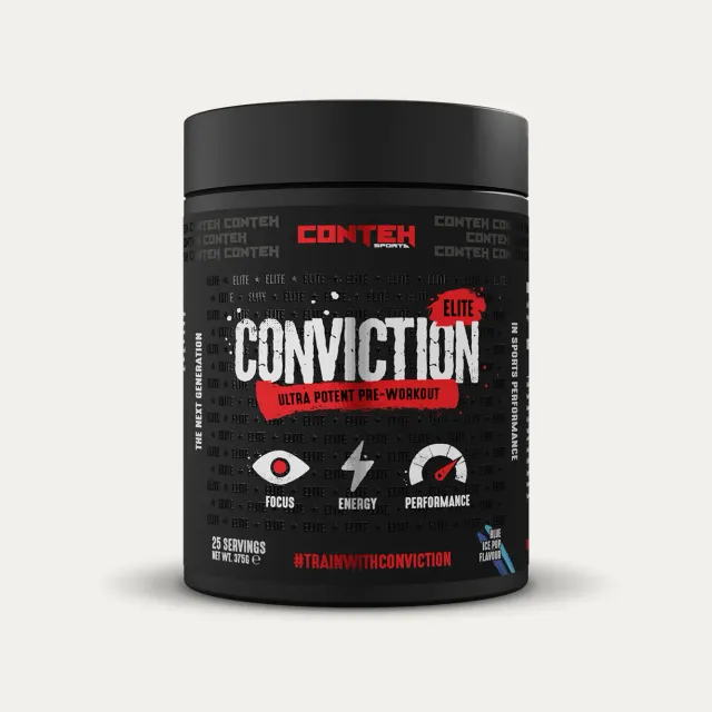 Conteh Sports Conviction Elite pre workout candy apple