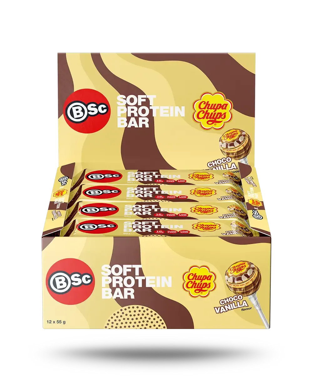 BSc Chupa Chups Soft Protein Bar proteinbar 12 stk 16g protein