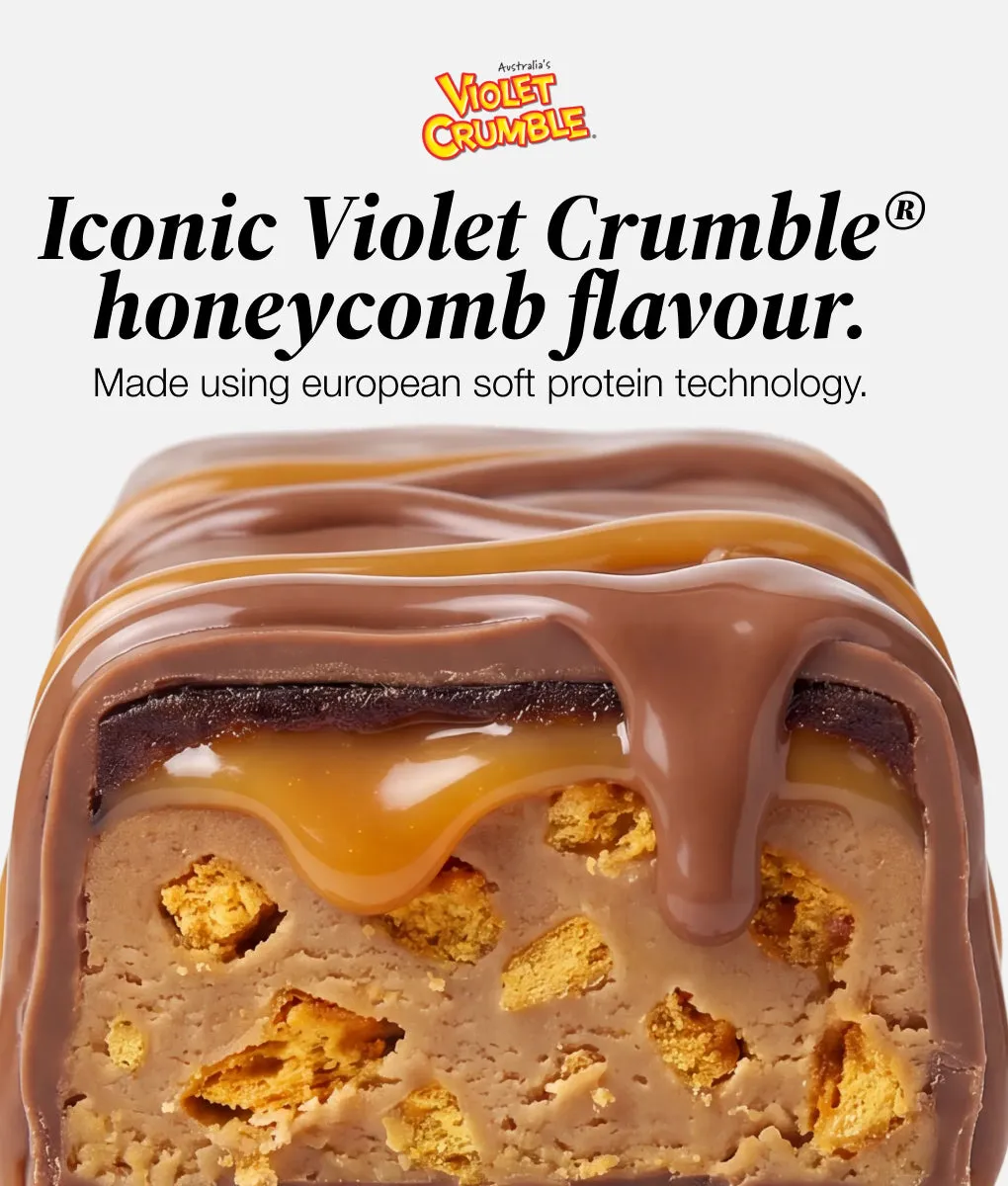 BSc Violet Crumble Soft Protein Bar proteinbar 12 stk 16g