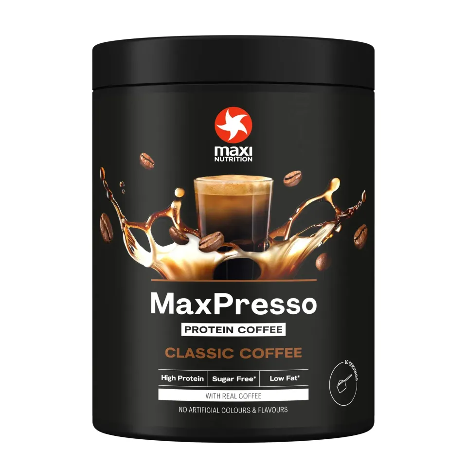 MaxiNutrition Maxpresso proteinkaffe classic coffee 22g protein