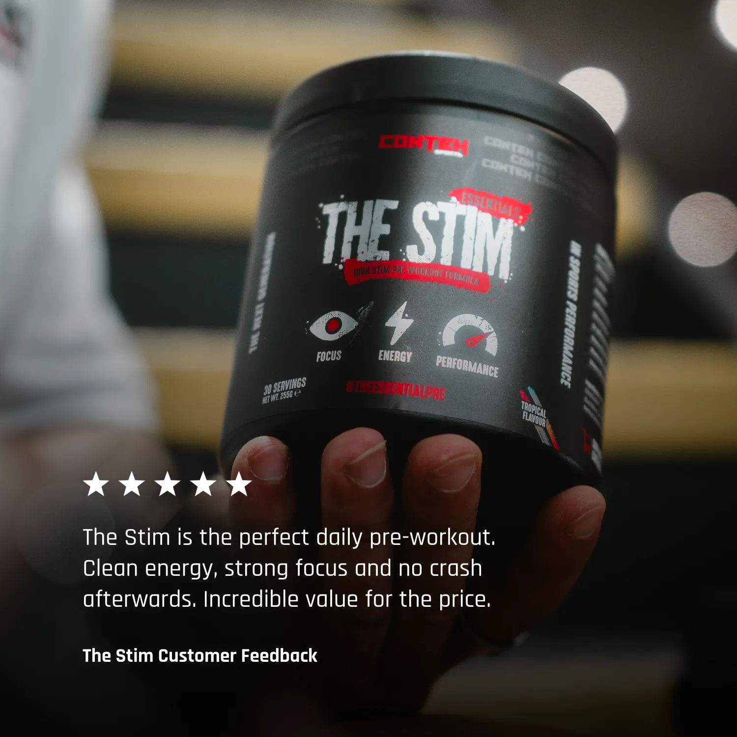 Conteh Sports The Stim pre-workout med koffein Blue Slush