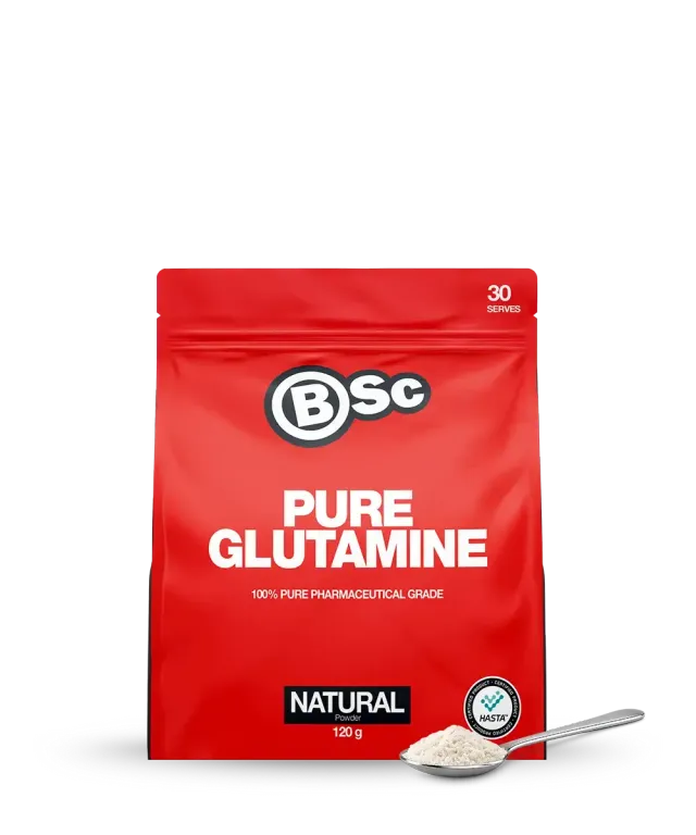 BSc Supplements Pure Glutamine glutaminpulver 120g Natural