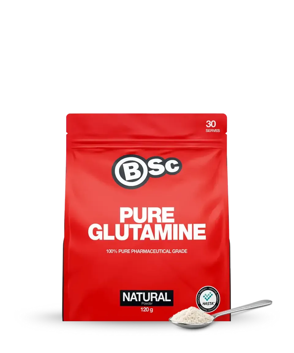 BSc Supplements Pure Glutamine glutaminpulver 120g Natural