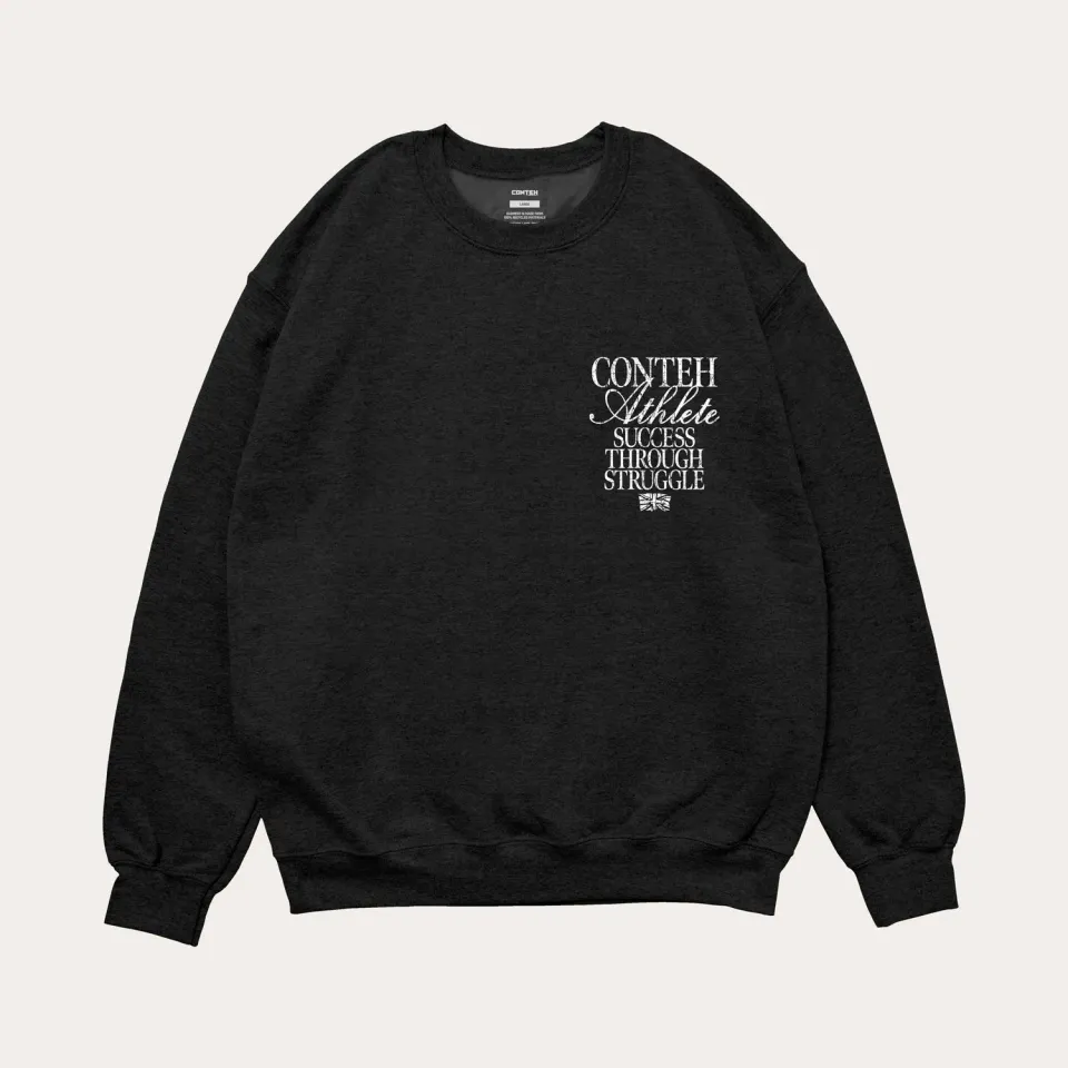 Conteh Sports Athlete Crewneck sweatshirt Large heavyweight