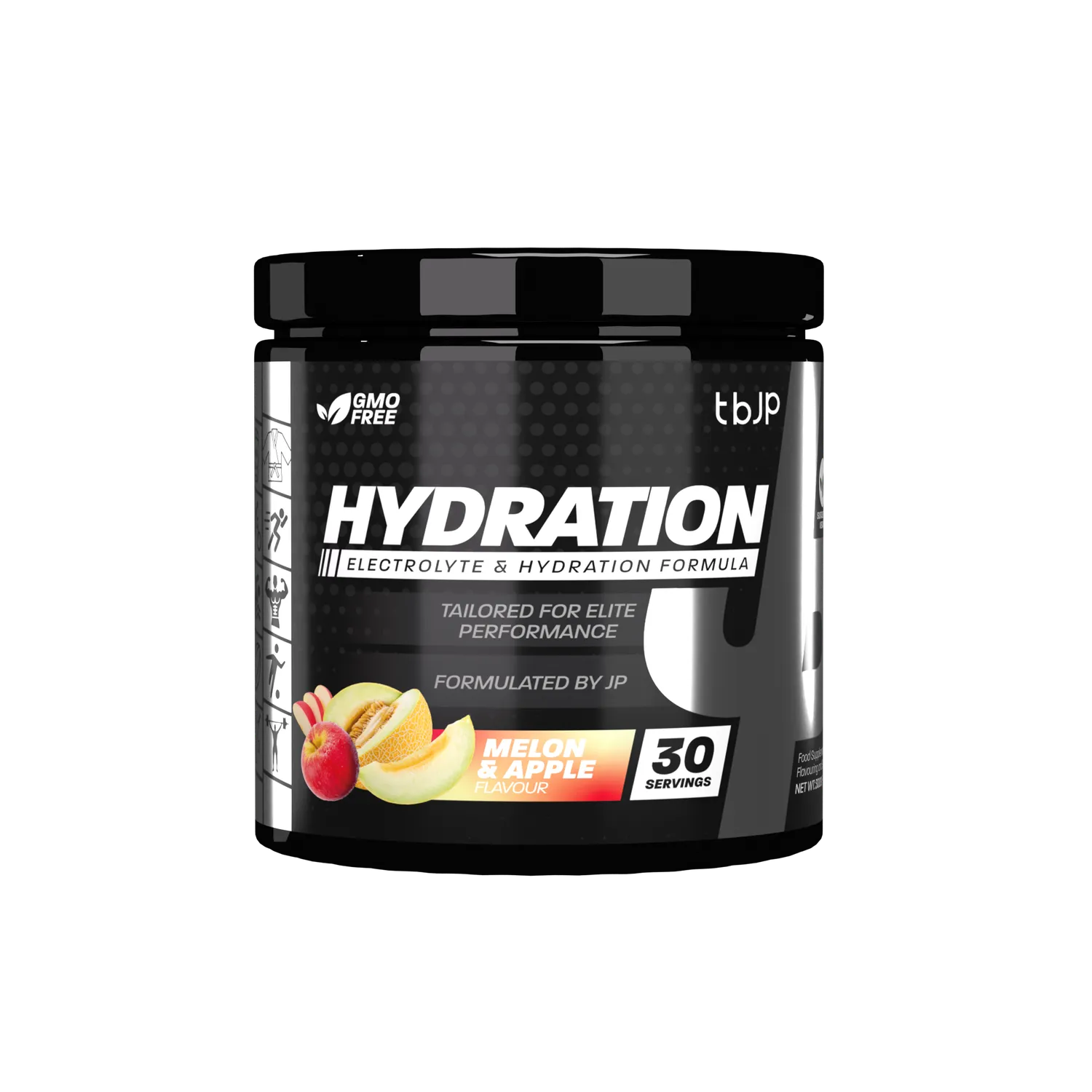 Trained by JP Hydration elektrolytpulver melon-æble 10g elektrolytter