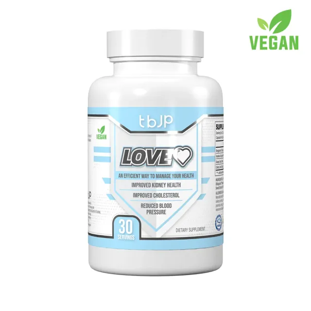 Trained by JP Love-Heart kapsler bergamot ubiquinol