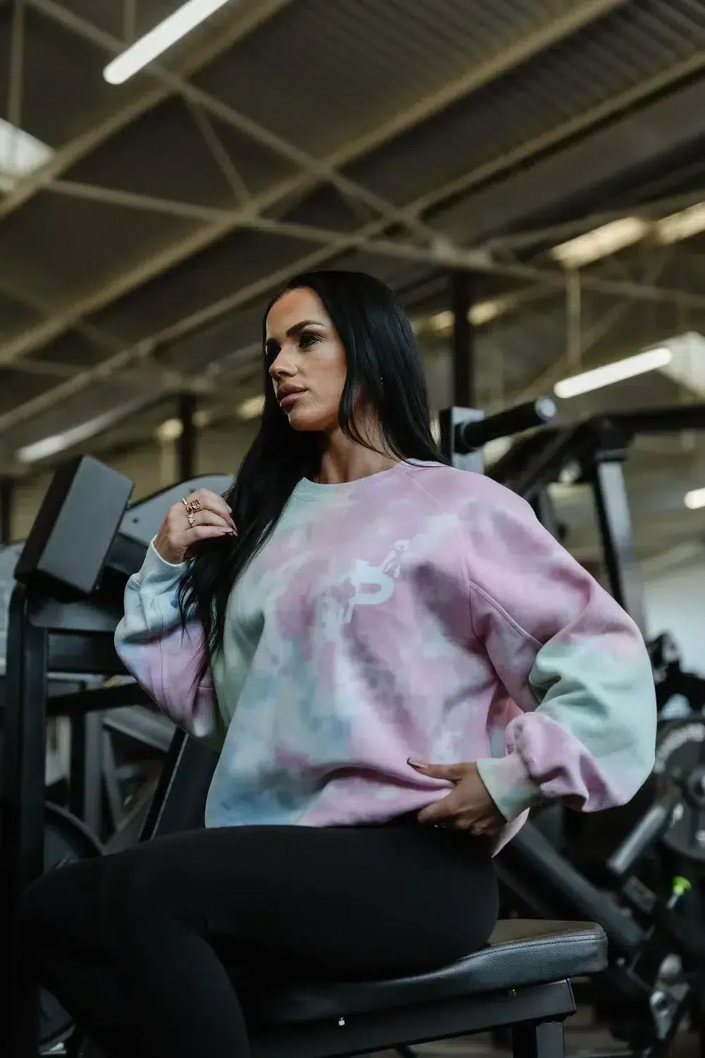 Trained by JP Sweater tie dye pastel multicolour