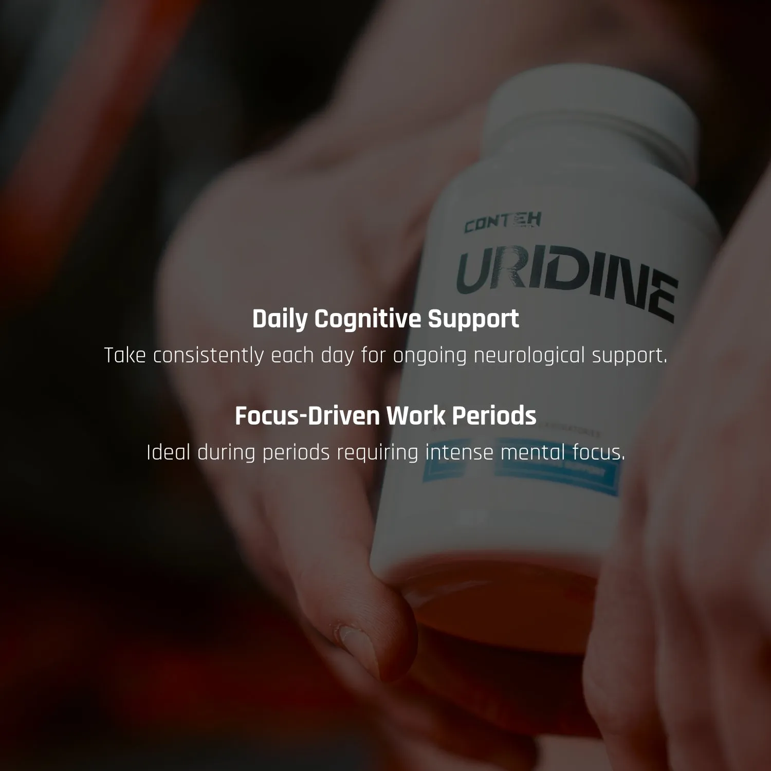 Conteh Sports Uridine kapsler 300 mg til daglig brug