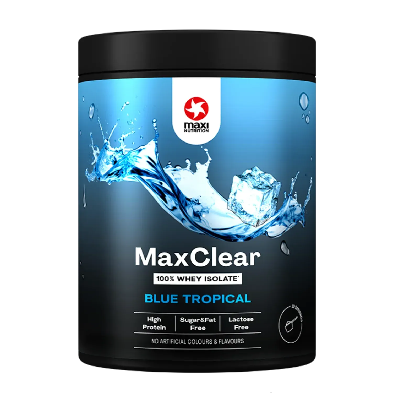 MaxiNutrition MaxClear clear whey isolate peach iced tea 420g
