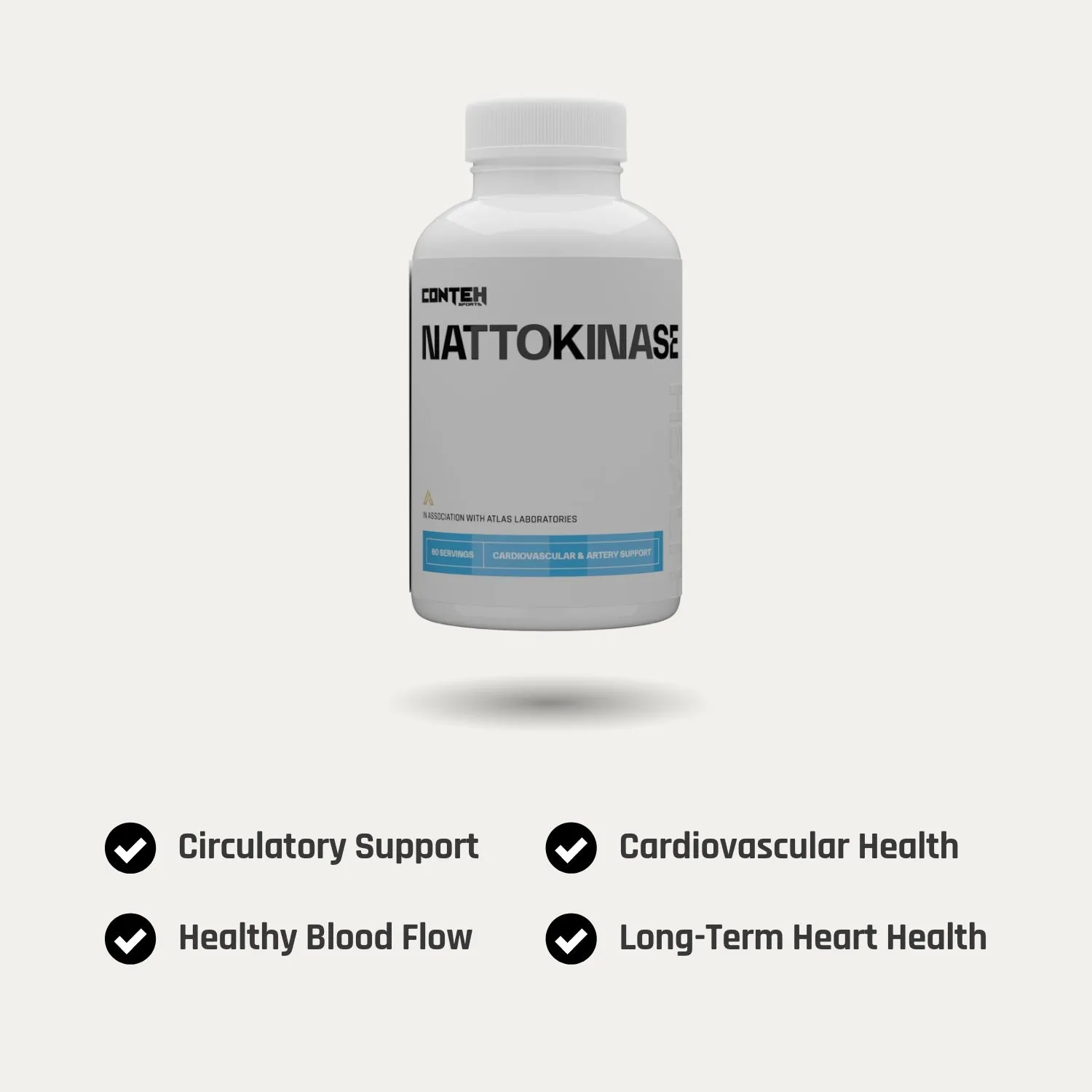 Conteh Sports Nattokinase kapsler 100mg daglig dosis