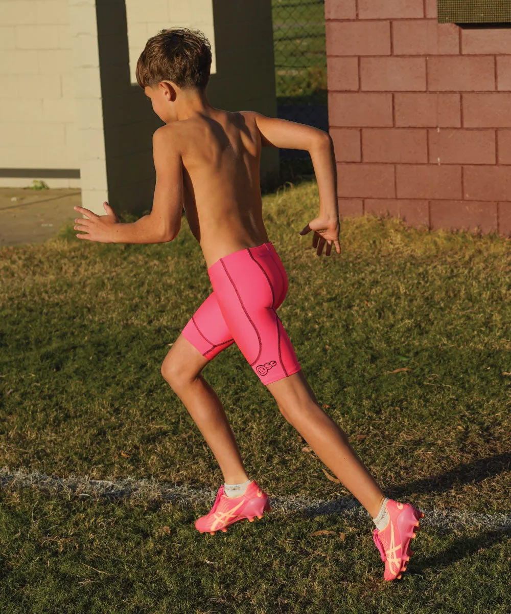 BSc Youth Quad Shorts kompressionsshorts pink medium