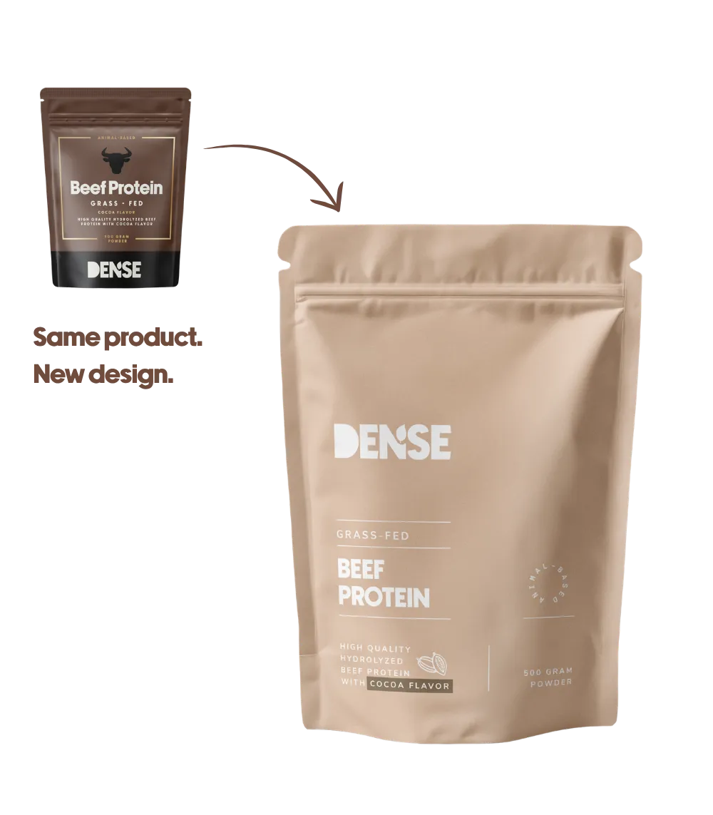 DENSE Gräsbetat Biffprotein proteinpulver Chocolate glutenfri