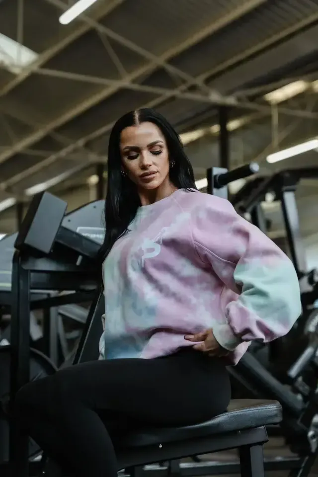 Trained by JP Sweater tie dye pastel multicolour