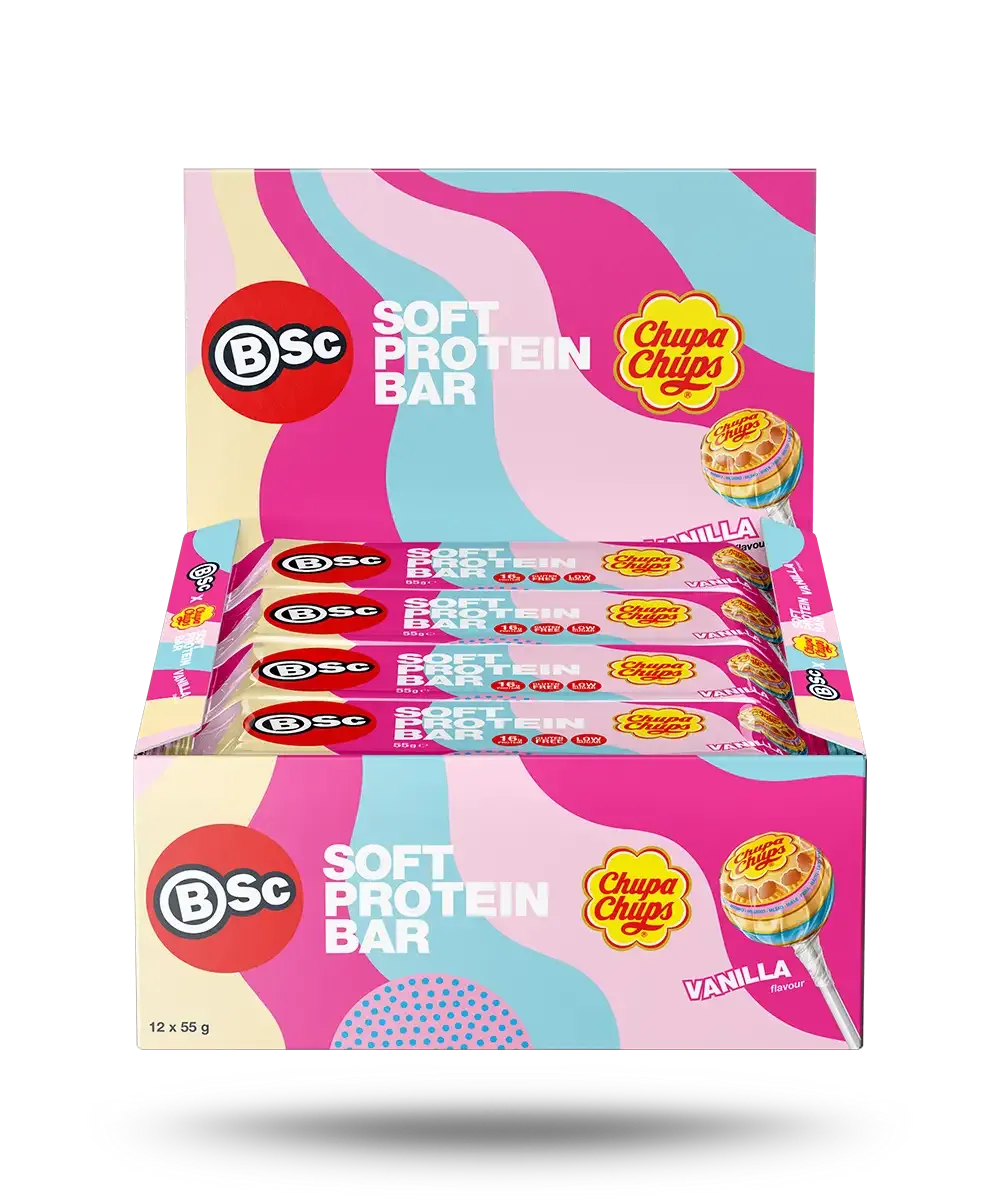 BSc Chupa Chups Soft Protein Bar proteinbar 12 stk 16g protein