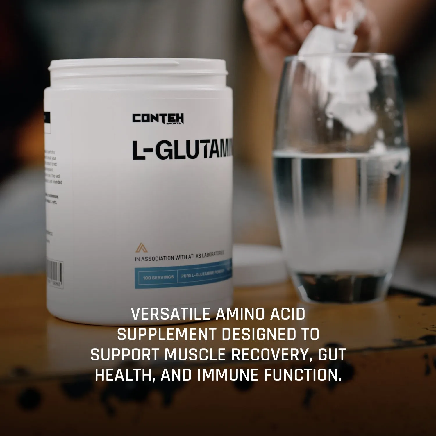 Conteh Sports L-Glutamine pulver 5g neutral