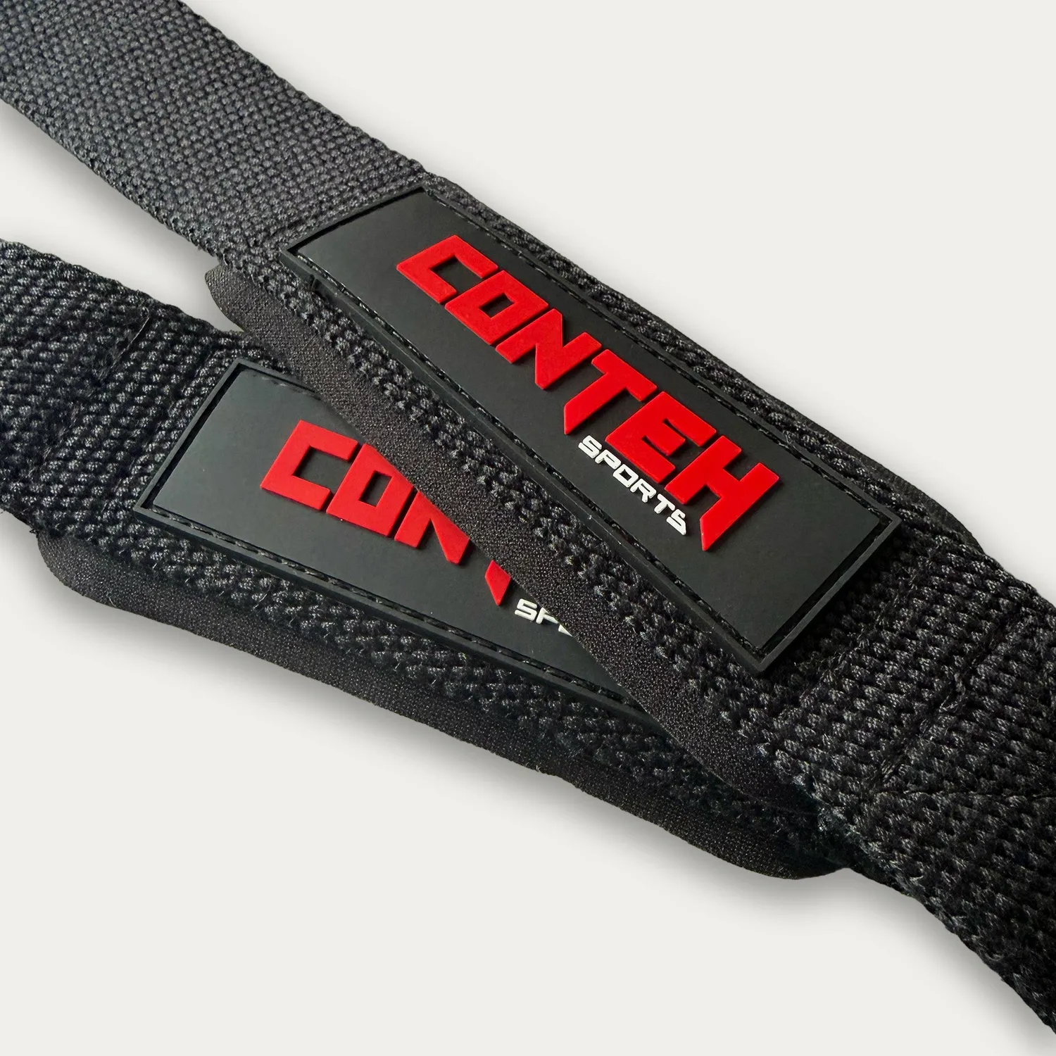 Conteh Sports Anti-Slip Løftestropper Par Sort