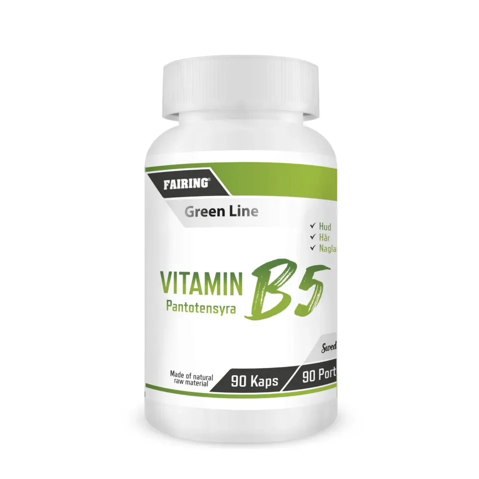 Fairing Vitamin B5 kapsler pantotensyre