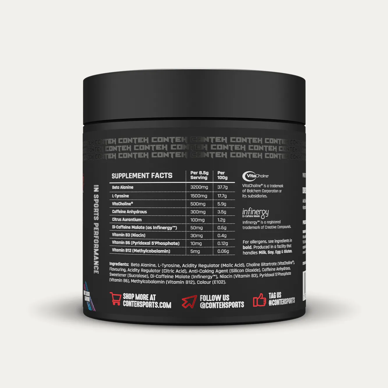 Conteh Sports The Stim pre workout Blue Slush energi
