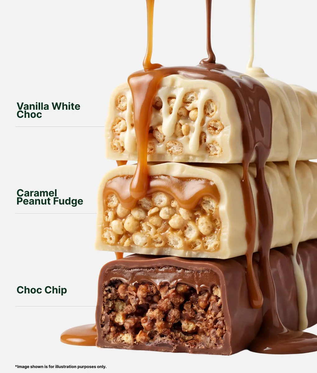 BSc Crispy Caramel Peanut Fudge proteinbar 12-pak 20g protein