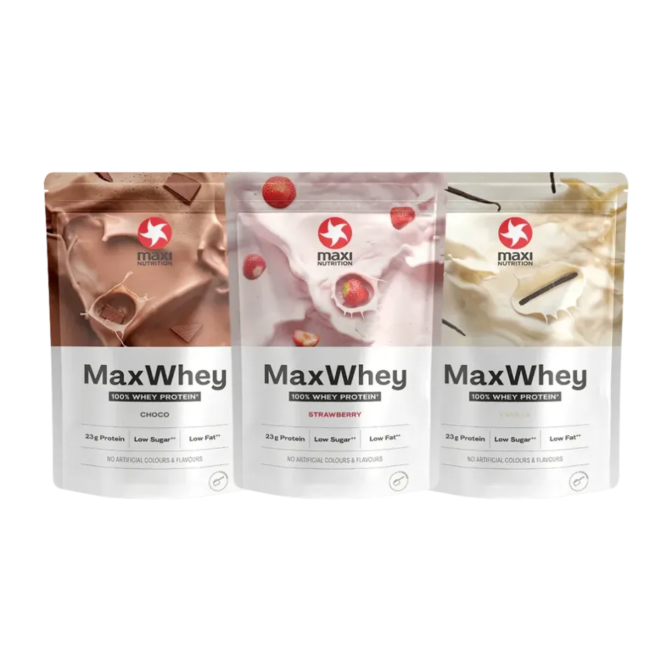 MaxiNutrition MaxWhey proteinpulver chokolade 7g BCAA