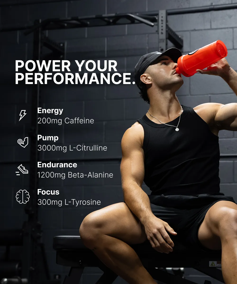 BSc PRE Pre-Workout Pulver 300g Red Sour Snakes Koffein