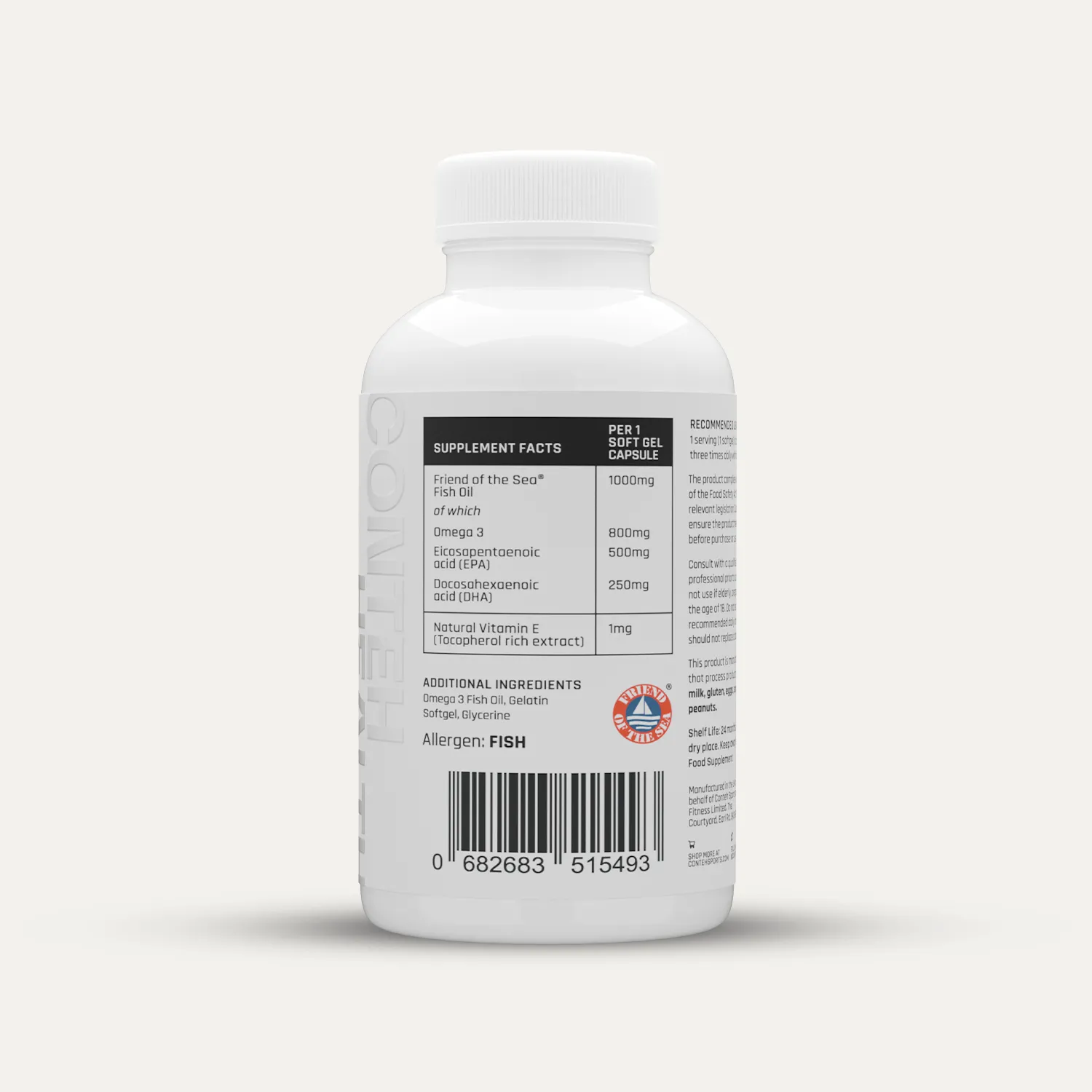 Conteh Sports Omega-3 fiskeoliekapsler 90 stk
