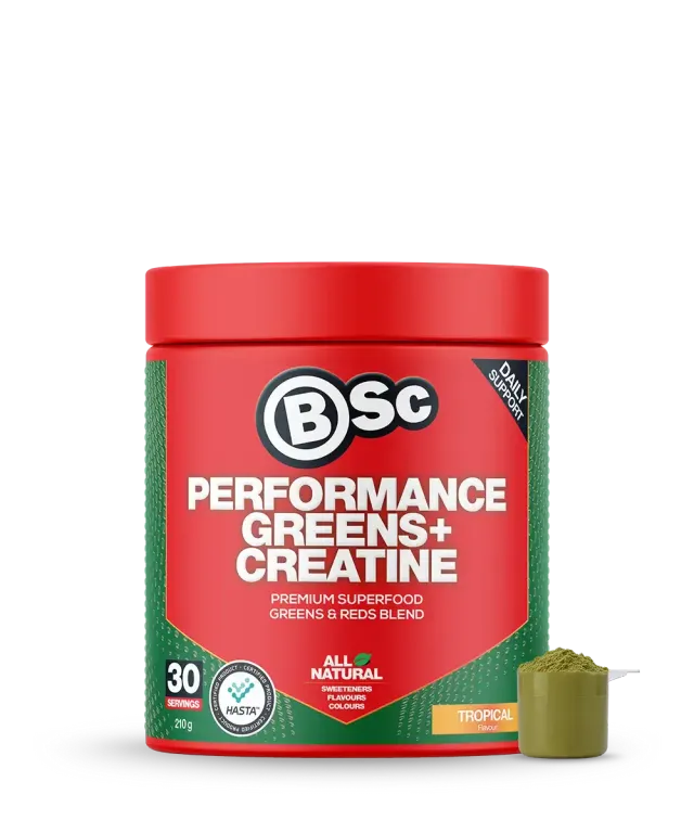 BSc Performance Greens + Creatine pulver 210g tropical