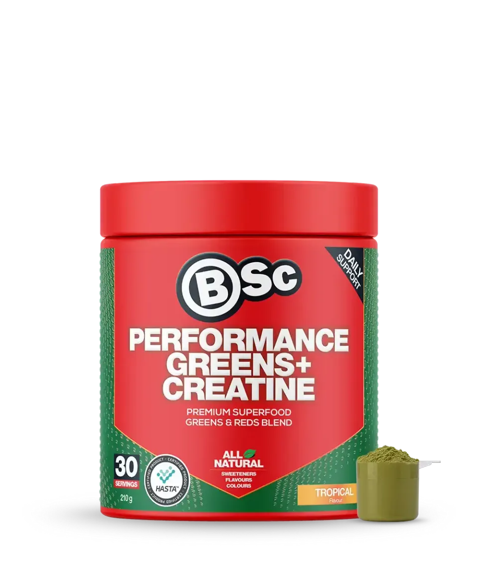 BSc Performance Greens + Creatine pulver 210g tropical