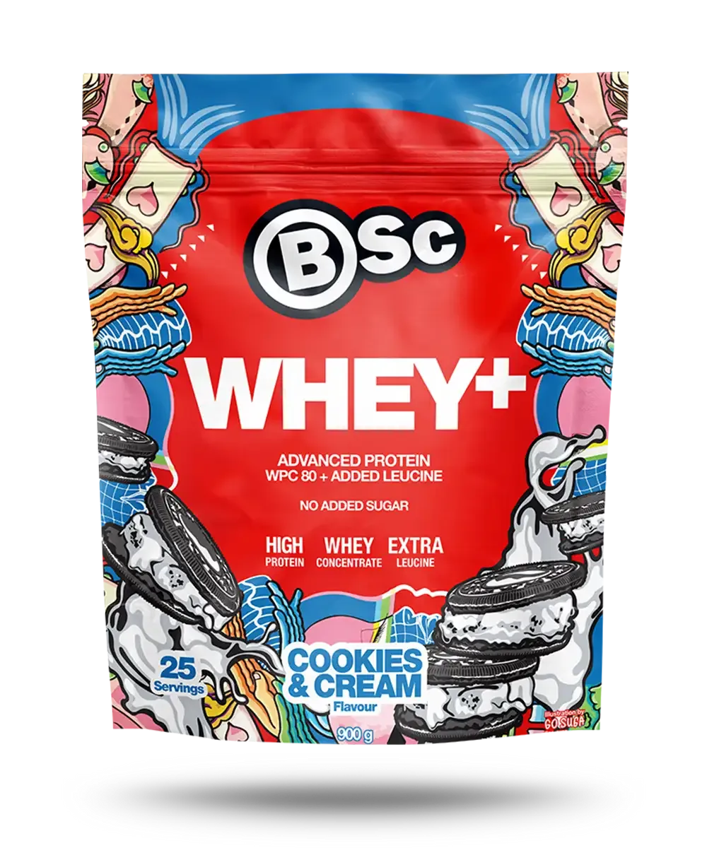 BSc Whey+ proteinpulver milk chocolate