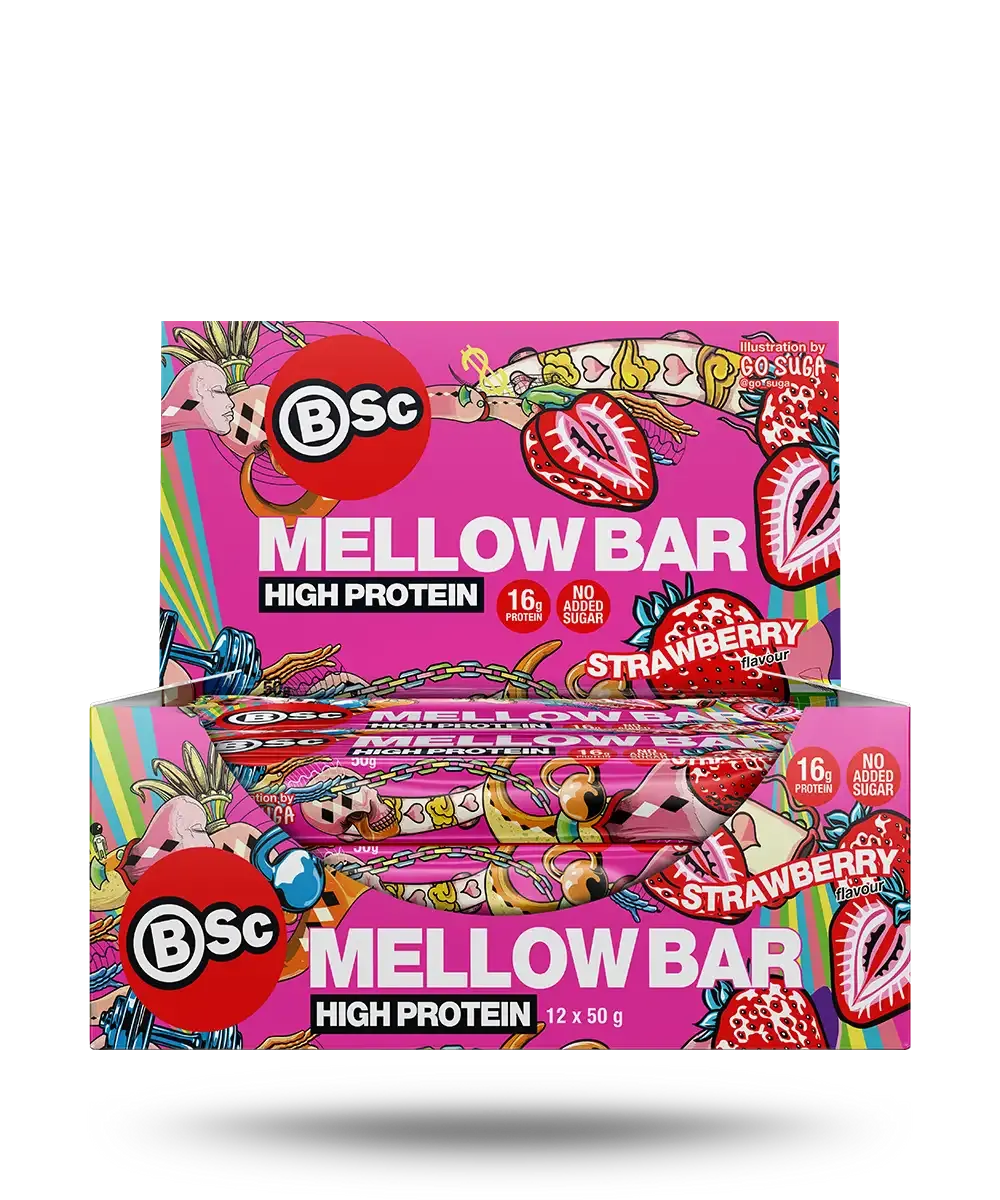BSc Mellow Proteinbar Chocolate 16g Protein Uden Tilsat Sukker