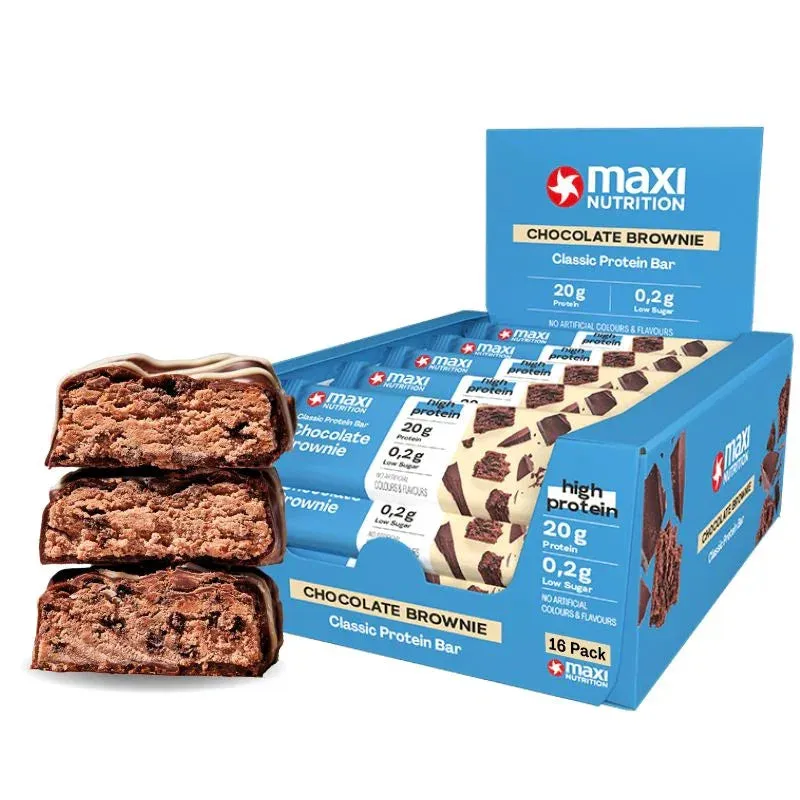 MaxiNutrition Classic Proteinbar Chocolate Brownie 16x40g 20g protein