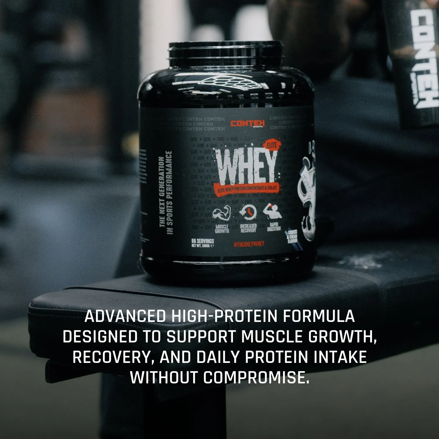 Conteh Sports Whey Elite proteinpulver Vanilje 20,2g