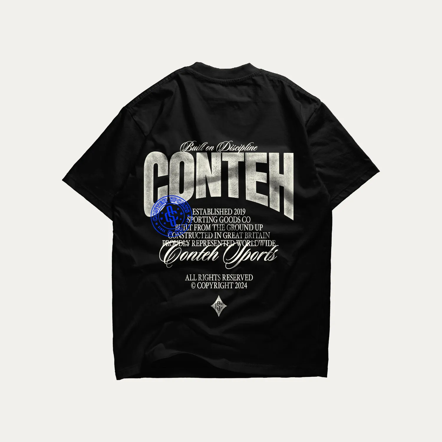 Conteh Sports Built on Discipline T-shirt sort oversize