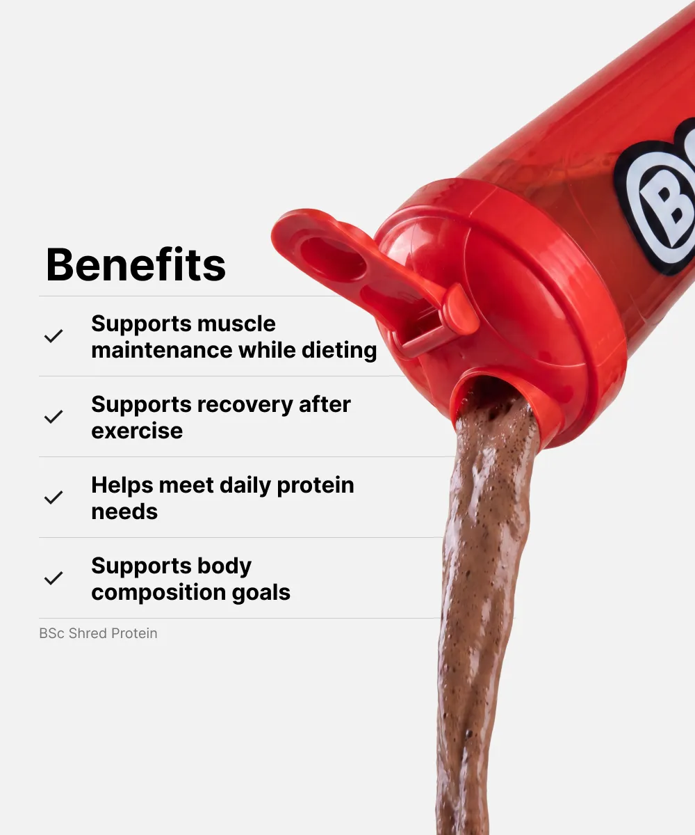 BSc Shred Protein pulver 800g vanilje