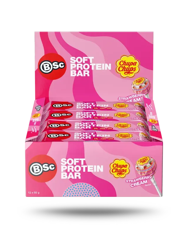 BSc Chupa Chups Soft Protein Bar proteinbar 12 stk 16g protein