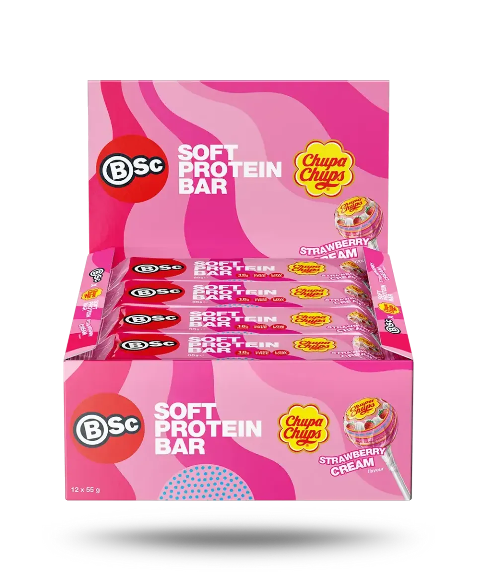 BSc Chupa Chups Soft Protein Bar proteinbar 12 stk 16g protein
