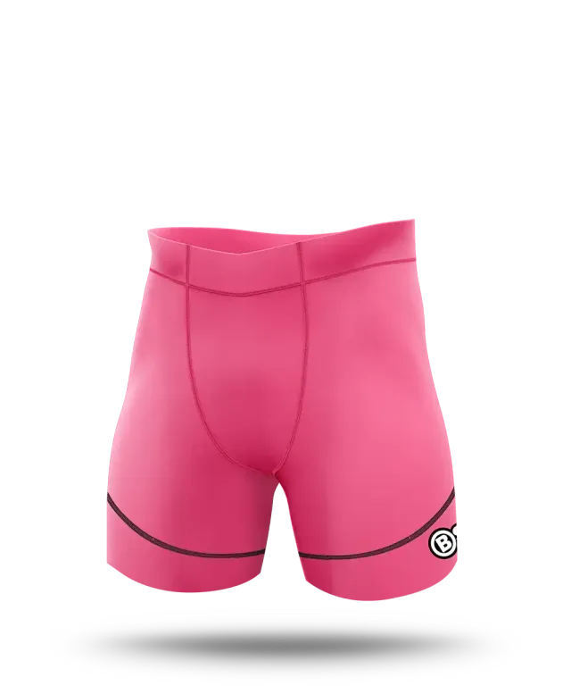BSc Youth Quad Shorts kompressionsshorts pink medium
