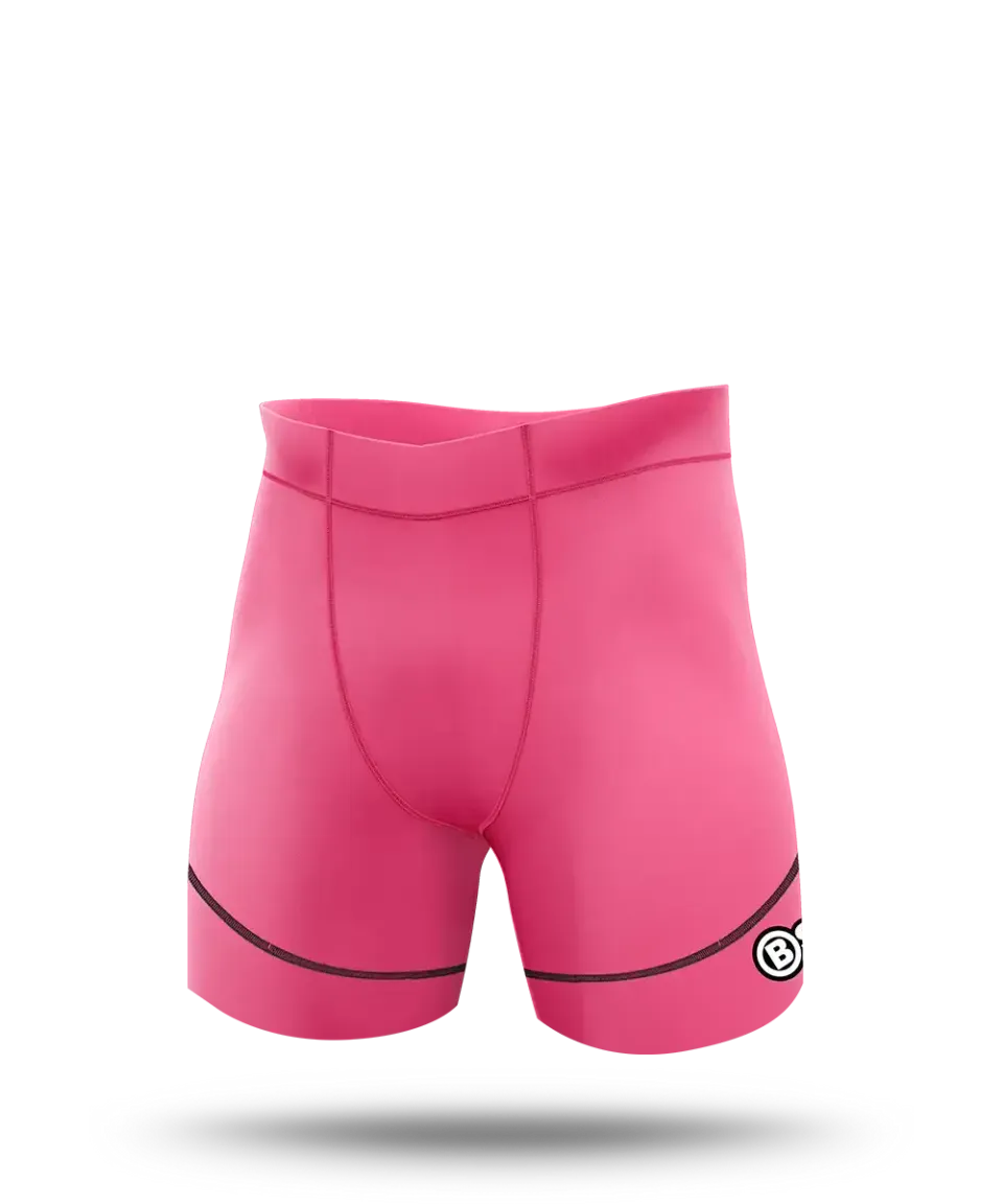 BSc Youth Quad Shorts kompressionsshorts pink medium