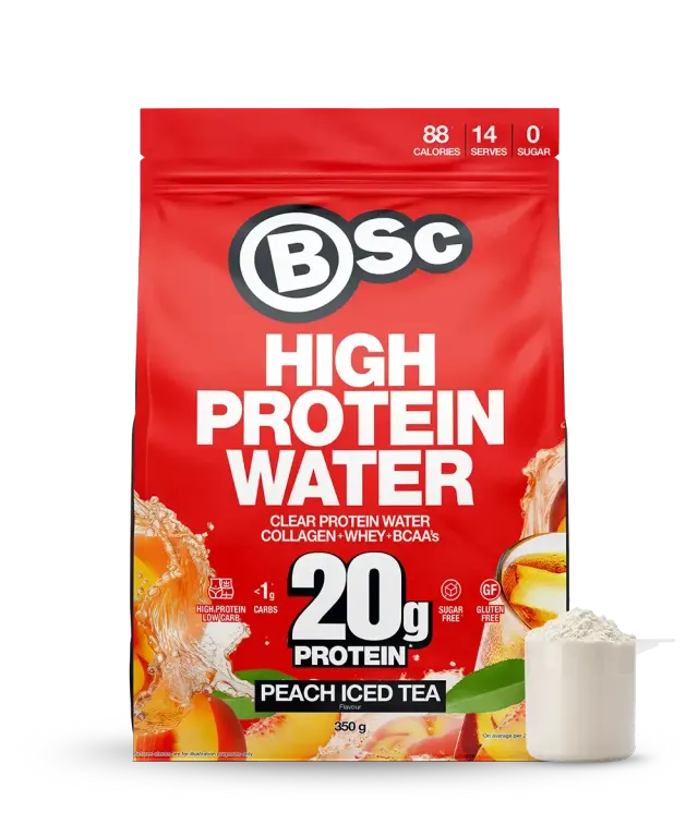 BSc High Protein Water strawberry lime 350 g klar protein