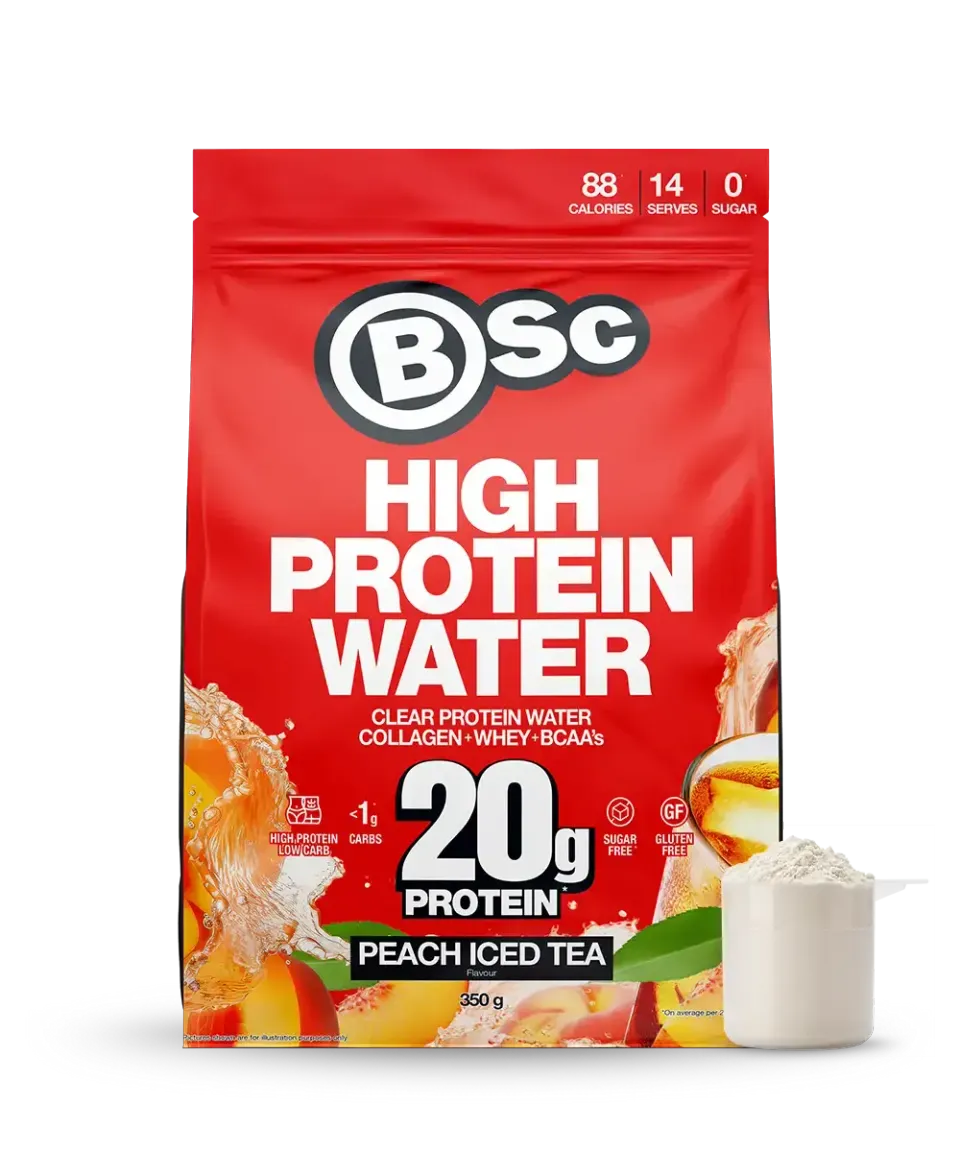 BSc High Protein Water strawberry lime 350 g klar protein
