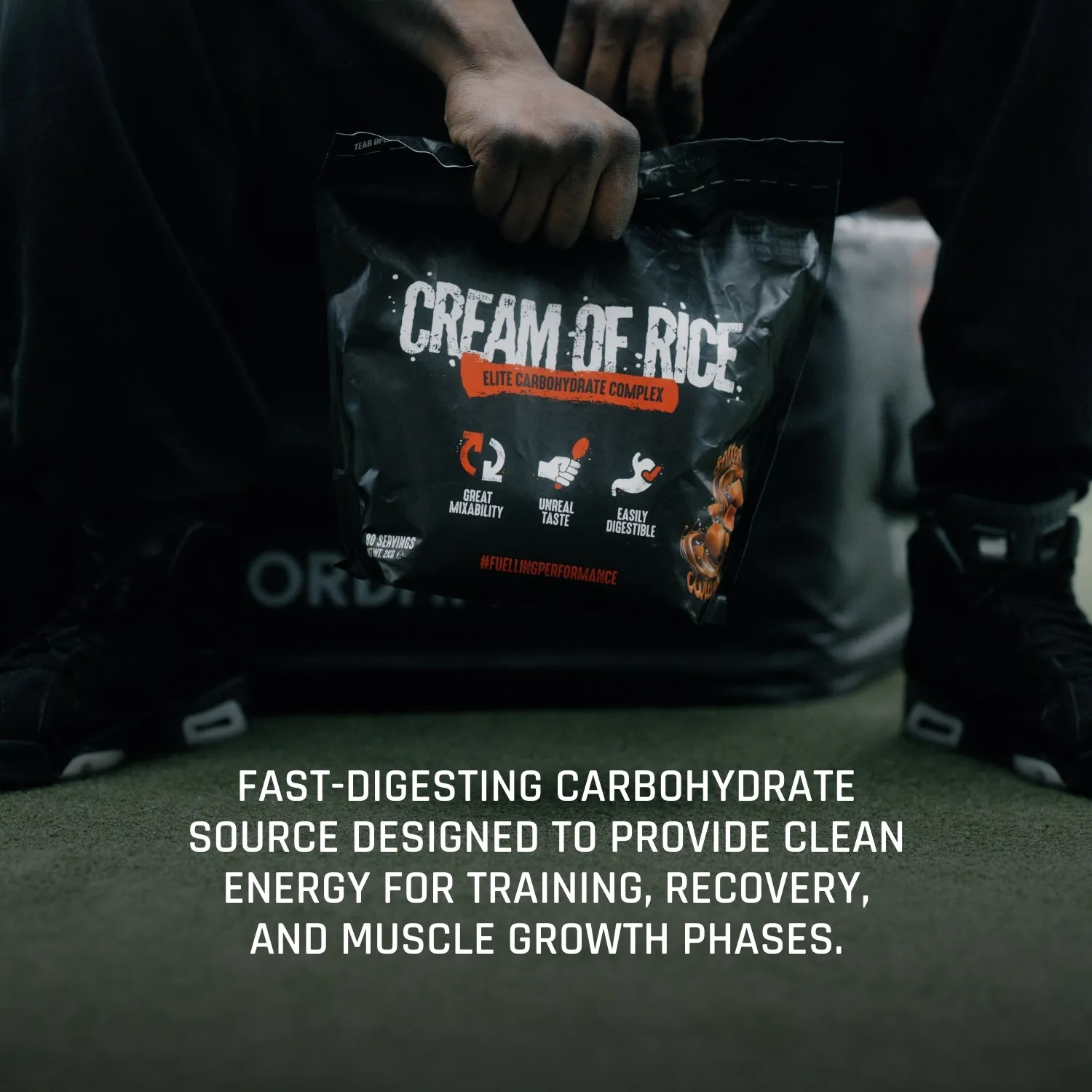 Conteh Sports Cream of Rice kulhydrat salted caramel energi