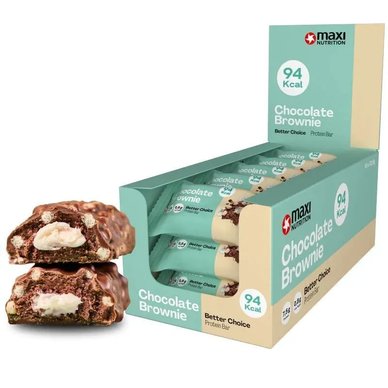 MaxiNutrition Better Choice proteinbar chocolate brownie 7,5g protein