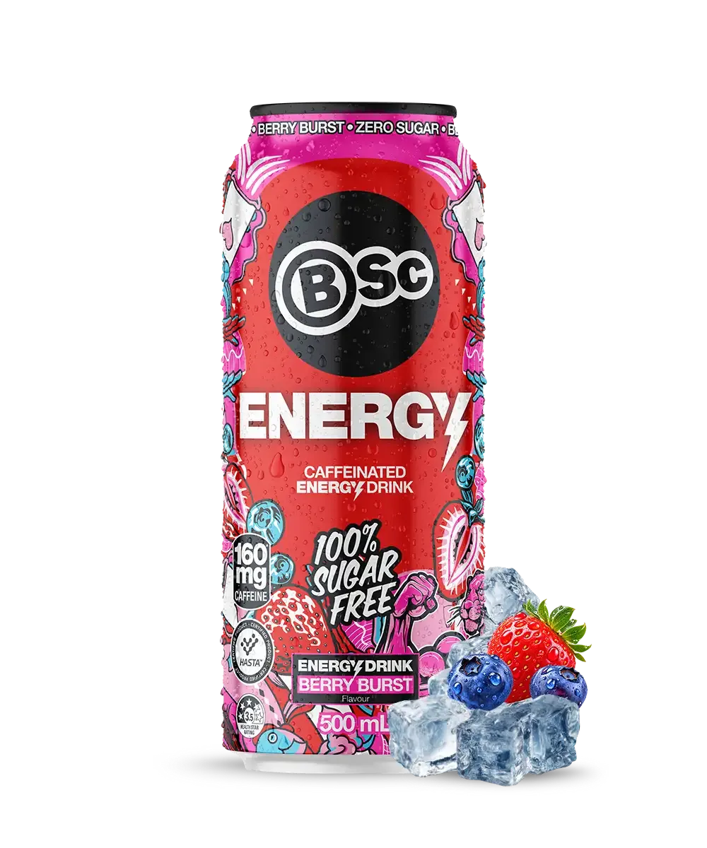 BSc Energy Can energidrik 12-pak 500ml sukkerfri