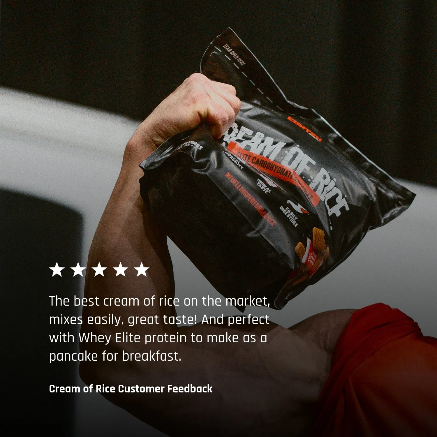 Conteh Sports Cream of Rice kulhydrat salted caramel energi