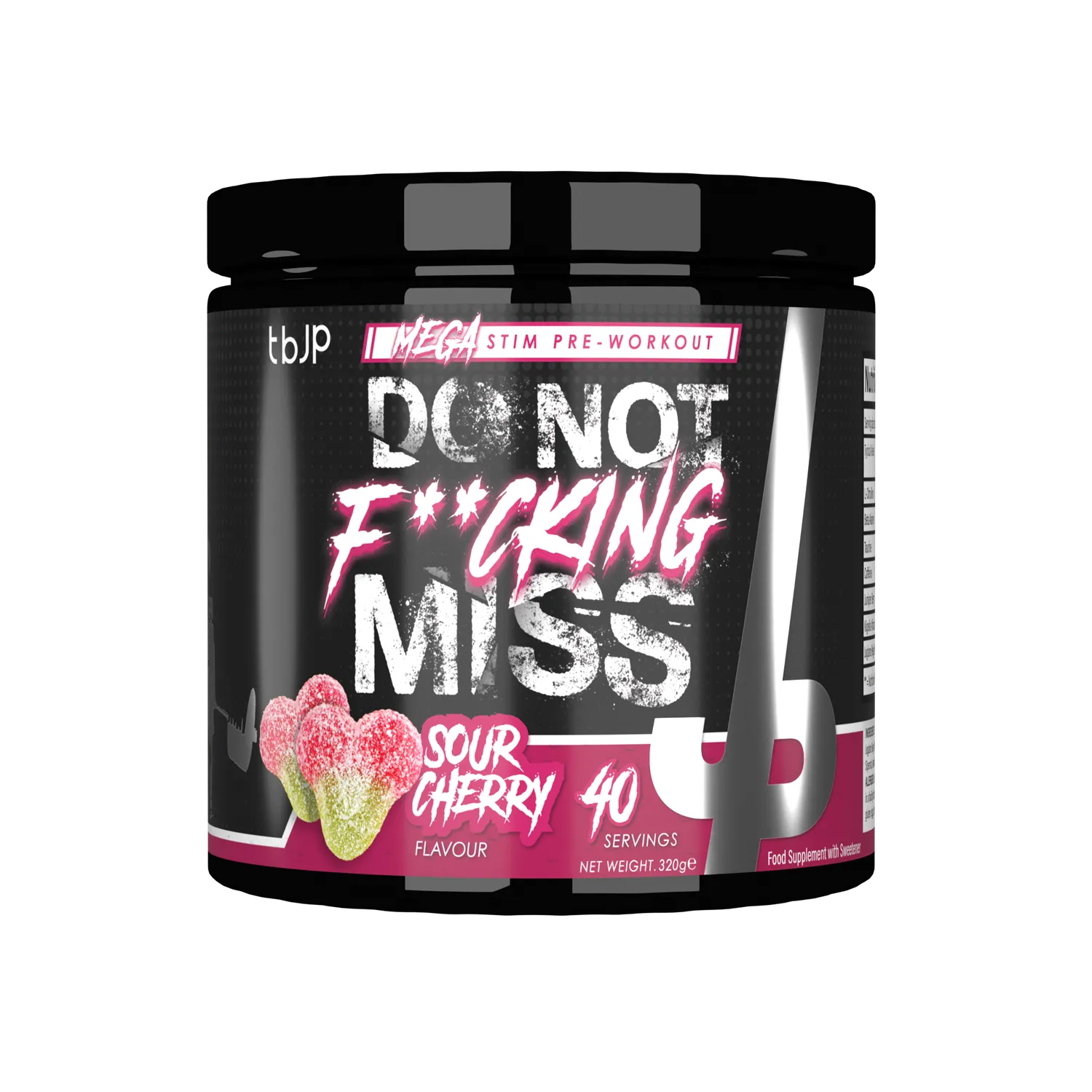 Trained by JP DNFM Ekstrem pre-workout stim 8g