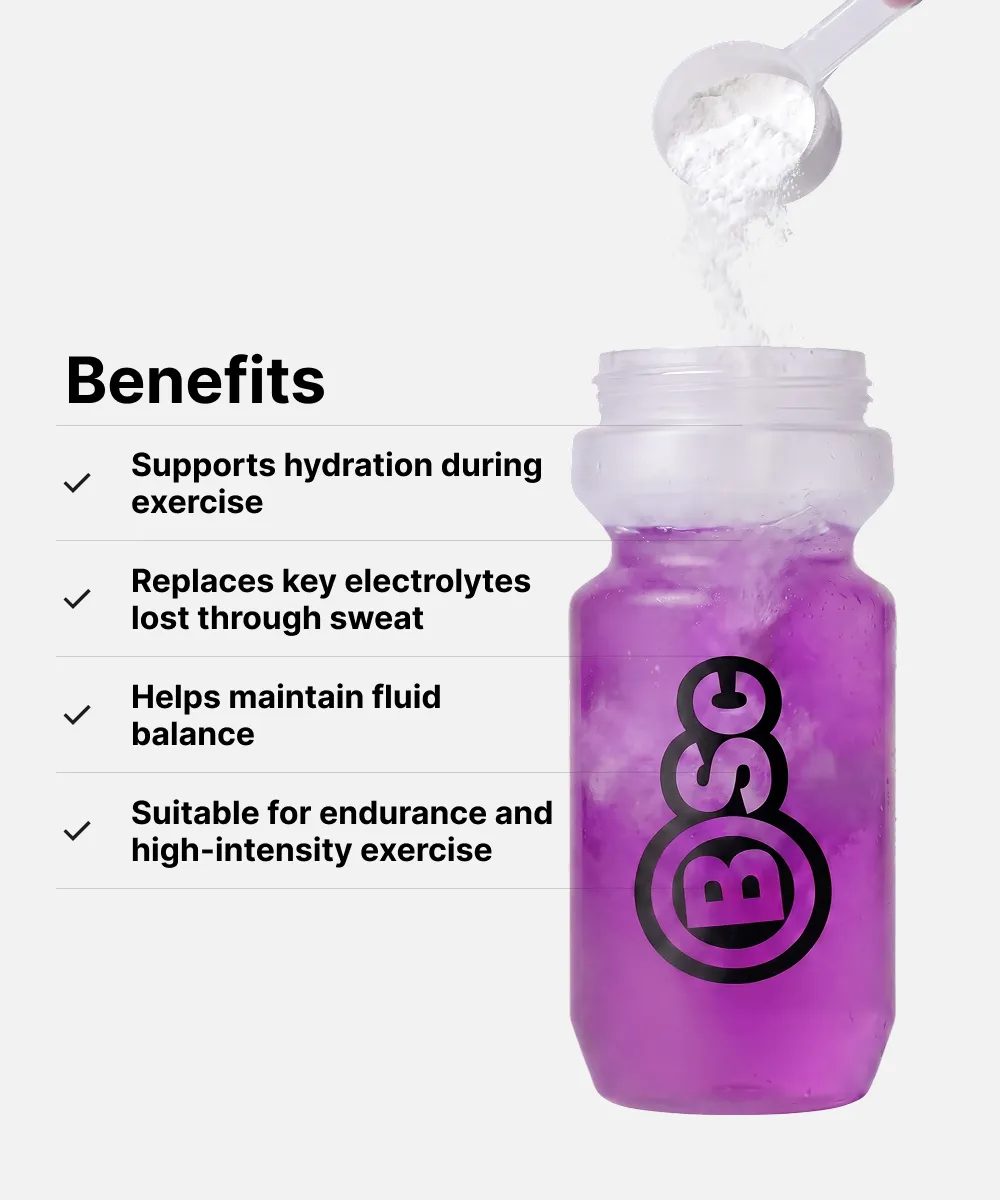 BSc Hydrate Elektrolytpulver Salty Blue Raspberry 325g natrium